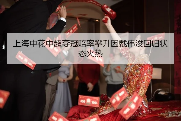 上海申花中超夺冠赔率攀升因戴伟浚回归状态火热