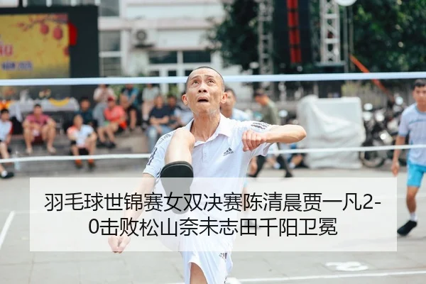 羽毛球世锦赛女双决赛陈清晨贾一凡2-0击败松山奈未志田千阳卫冕